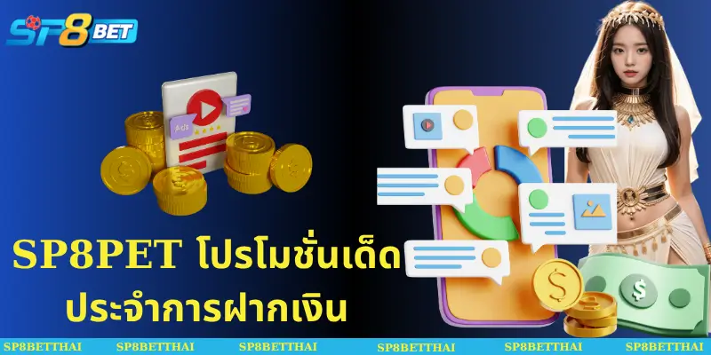 SP8BET โปรโมชั่นเด็ดประจำการฝากเงิน